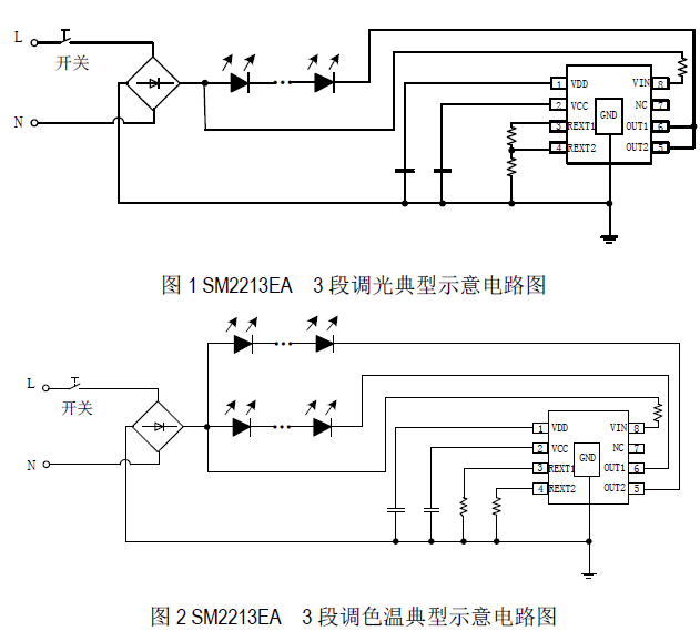 SM2213EA_LED調(diào)色芯片_LED線性恒流驅(qū)動IC