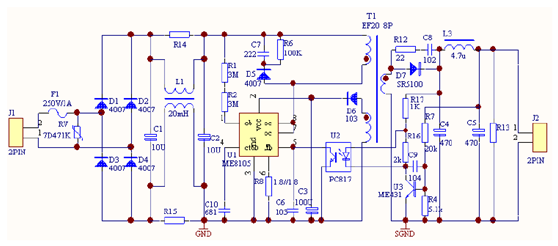 ME8105D8G _電源PWM控制器芯片