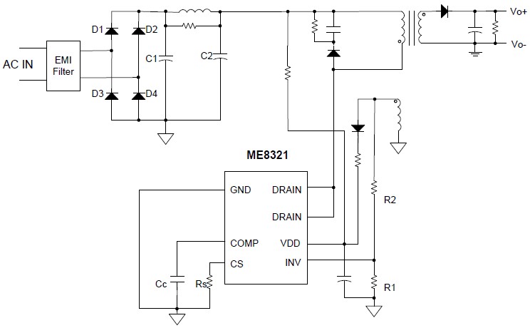 ME8321_恒流電源管理芯片