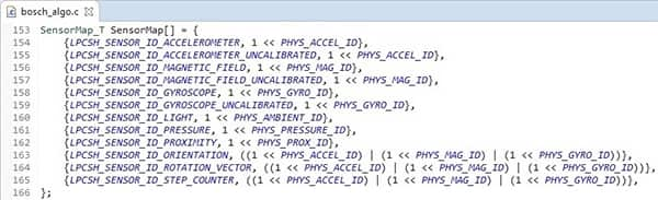 NXP SensorMap 陣列的圖片